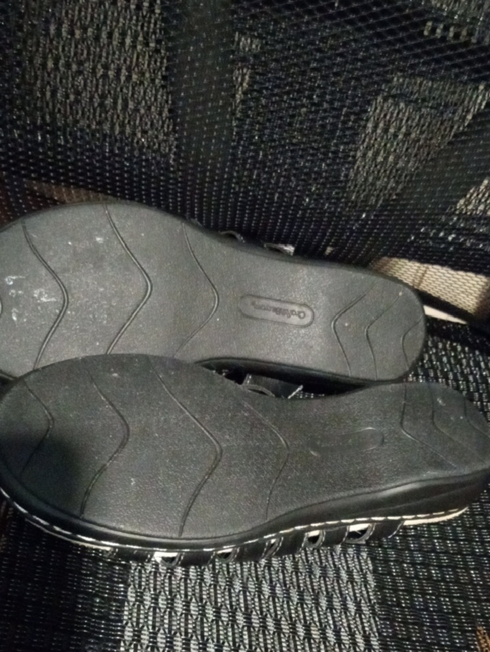 croft & barrow Black Multi-Strap Ortholite Slide Sandals - Picture 5 of 14